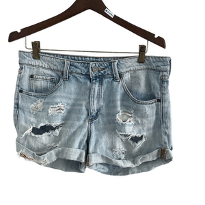 Pistola distressed jean shorts 100% cotton no stretch‎